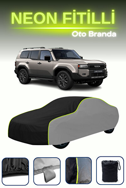 Cemku Shade رمادي-أسود-رمادي [تويوتا لاند كروزر برادو] مشمع سيارة متوافق مع ح...