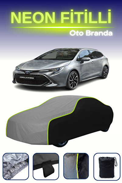 Cemku Fast أسود-رمادي-أسود [تويوتا كورولا تورينغ سبورتس 2019 - 2021] مشمع سيارة متوافق مع النيون