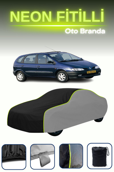 Cemku Shade رمادي-أسود-رمادي [رينو ميجان سينيك 1995 - 1999] قماش سيارة نيون م...