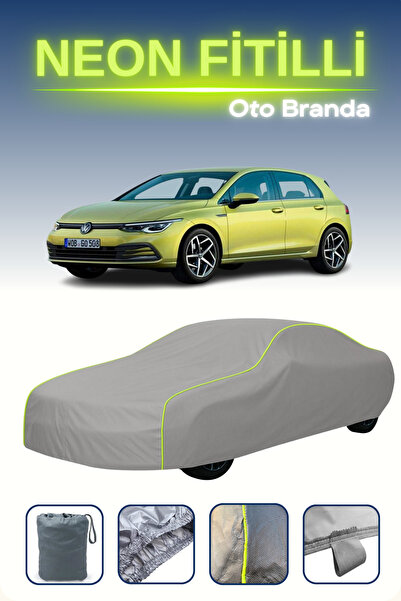 Cemku Shine رمادي [فولكس فاجن جولف] مشمع سيارة متوافق مع النيون، مقاوم للماء ...