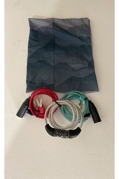 NACBİS Bicycle Lock Set and Neck Collar Gift