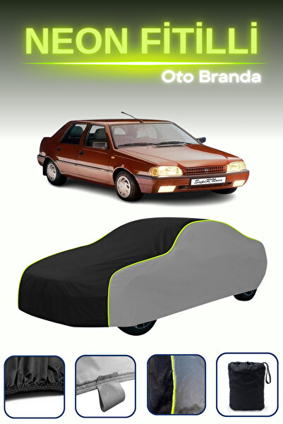 Cemku Shade رمادي-أسود-رمادي [داسيا سوبرنوفا 1999 - 2003] قماش مشمع سيارة نيون مجهز ومقاوم للماء والغبار