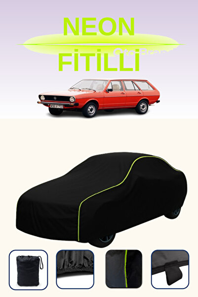 Cemku Cool أسود [فولكس فاجن باسات فاريانت 1974 - 1981] غطاء سيارة متوافق مع ح...
