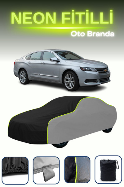 Cemku Shade رمادي-أسود-رمادي [شيفروليه إمبالا X] غطاء سيارة متوافق مع حبال ال...