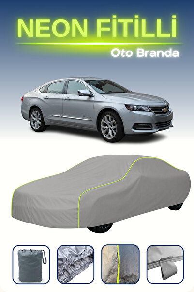 Cemku Shine رمادي [شيفروليه إمبالا X] مشمع سيارة متوافق مع حبال النيون، مقاوم...