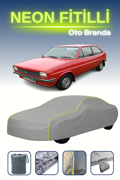 Cemku Shine رمادي [Ford Fiesta 1] مشمع سيارة متوافق مع النيون، مقاوم للماء وا...