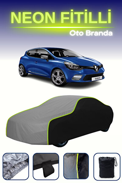 Cemku Fast أسود-رمادي-أسود [رينو كليو جي تي 2009 - 2013] مشمع سيارة متوافق مع...