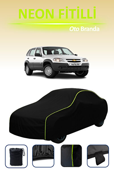 Cemku Cool أسود [شيفروليه نيفا] مشمع سيارة متوافق مع حبال النيون، مقاوم للماء...