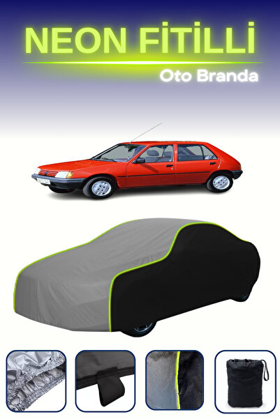 Cemku Fast أسود-رمادي-أسود [بيجو 205 5 أبواب 1983 - 1998] مشمع سيارة متوافق م...