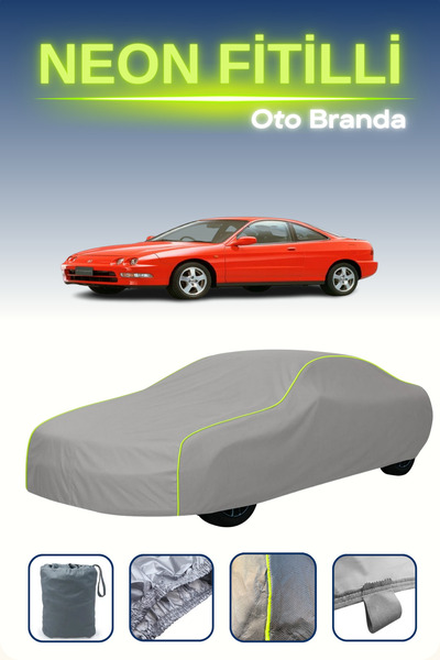 Cemku Shine Gray [Honda Integra 3] Compatible Neon Corded Car Tarpaulin, Wate...