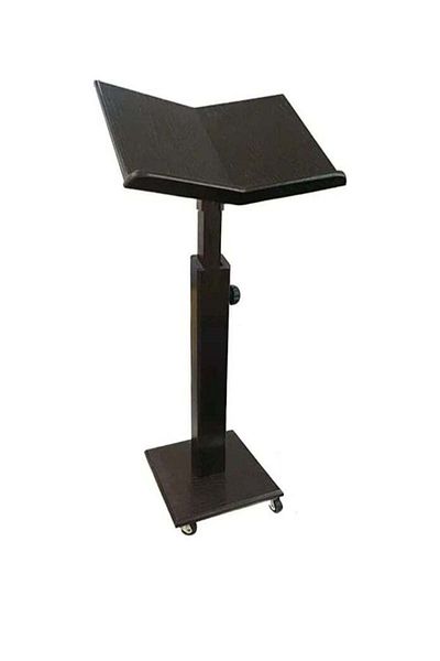 SALSABİL Quran Stand Black 30x125x30 cm