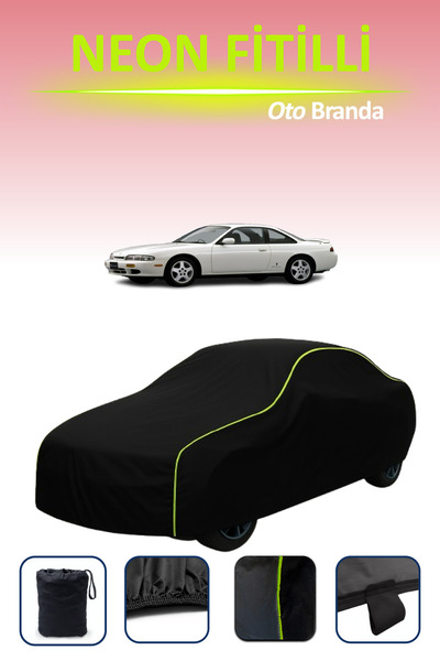 Cemku Cool أسود [نيسان سيلفيا] مشمع سيارة متوافق مع النيون، مقاوم للماء والغبار