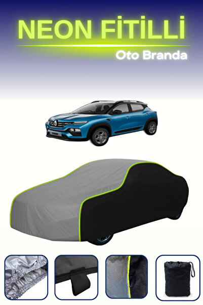 Cemku Fast أسود-رمادي-أسود [رينو كيجر] مشمع سيارة متوافق مع حبال النيون، مقاو...