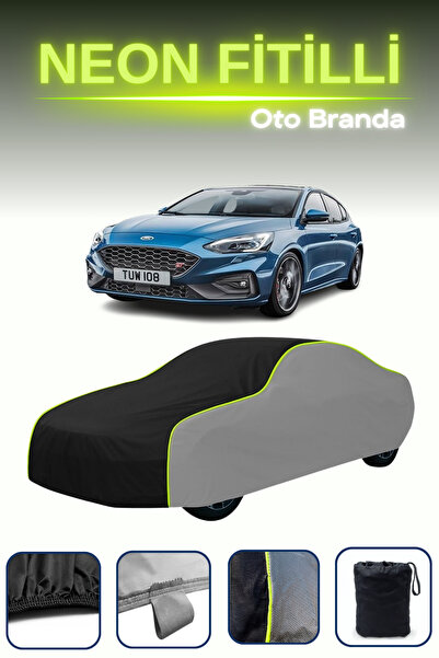 Cemku Shade رمادي-أسود-رمادي [Ford Focus St Estate 2012 - 2021] مشمع سيارة مت...