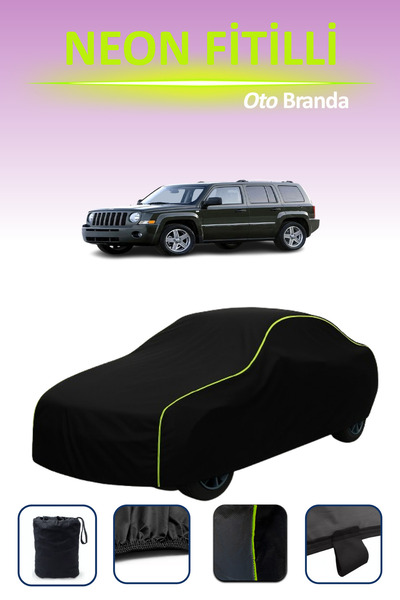 Cemku Cool أسود [جيب شيروكي/ليبرتي 2007 - 2012] مشمع سيارة متوافق مع حبال الن...