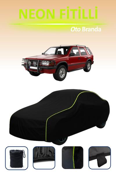 Cemku Cool أسود [Opel Frontera Wagon 1998 - 2004] مشمع سيارة متوافق مع حبال ا...