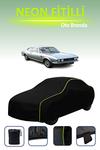 Cemku Cool أسود [فيات دينو كوبيه 1967 - 1972] مشمع سيارة متوافق مع حبال النيو...