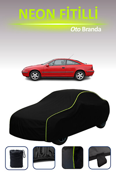 Cemku Cool أسود [أوبل كاليبرا 1989 - 1997] مشمع سيارة متوافق مع حبال النيون، مقاوم للماء والغبار