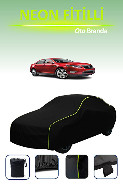 Cemku Cool Black [Ford Taurus Sho 2012 - 2021] Compatible Neon Corded Car Tar...