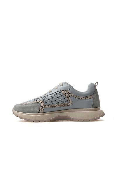 Mammamia Women's Genuine Leather Casual Daily Shoes 25Y D25Ya-7325 Z Gray