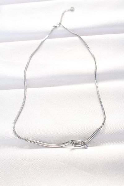 Skygo 316L Steel Silver Color Necklace - Tj-Bko8528