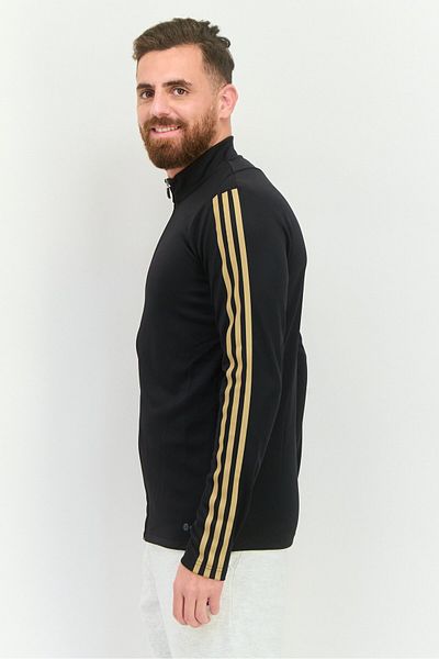 adidas Men Sportswear Fit Brand Logo Tiro Reflective Training Jacket, Black