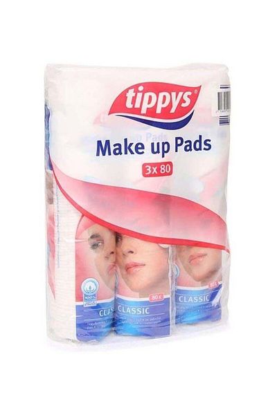 Tippys Pack Of 3 Make Up Pads (3x80 cm)