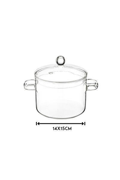 Generic Generic Brand Heat Resistant Glass Cooking Pot and Pan for Stove Top Cooking