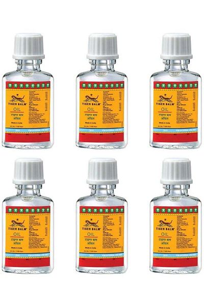 Tiger Balm Oil For Headache And Stuffy Nose 3ml (Pack of 6)