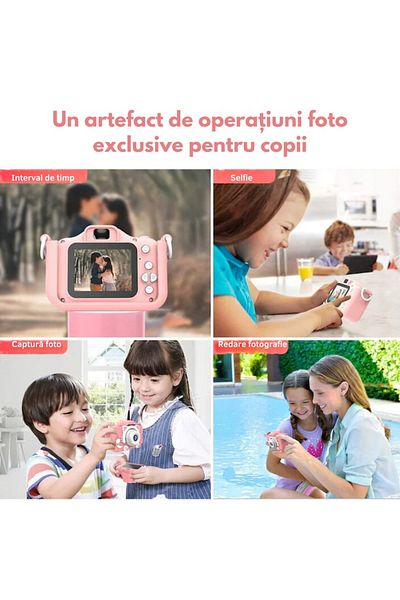 varioshop VarioShop® Children's Camera, Video, Games, Music, 32GB SD card 1080P HD, 2.0 inch, 600 mA
