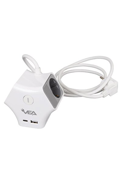 VEA VE-G903YC 3 USB + Type-C Input 1.5 Meter Group Socket with Switch