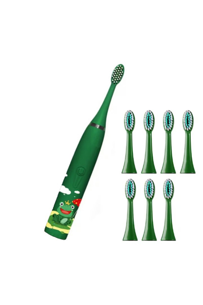 varioshop Periuta electrica sonica pentru copii VarioShop®, 8 capete de periere, perii moi, 4 moduri de curat