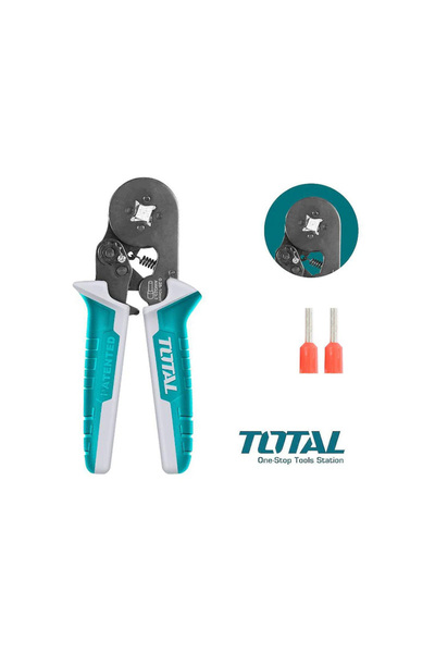 TOTAL Yüksük Sıkma Pensesi Sıkma Aralığı 0,25-10 Mm2 Thcpg2510
