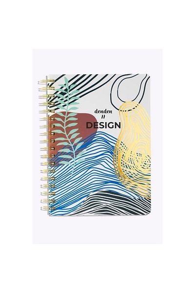 denden Redactar White 17X24 Line Notebook