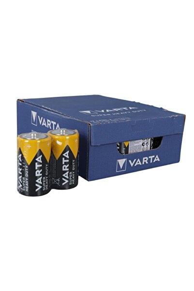 Varta Superlife Çinko Büyük D Boy Pil (24'lü Paket)