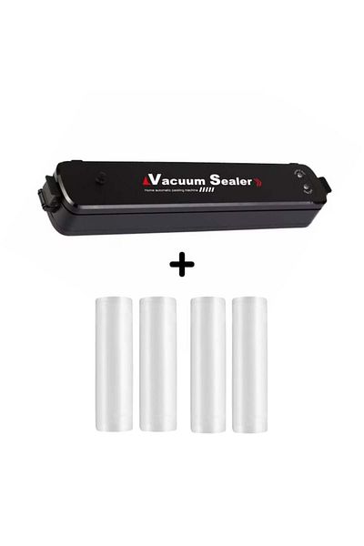 varioshop Set of sealing and vacuuming devices and 3 rolls of VarioShop® vacuum bags, easy to use, suitable for