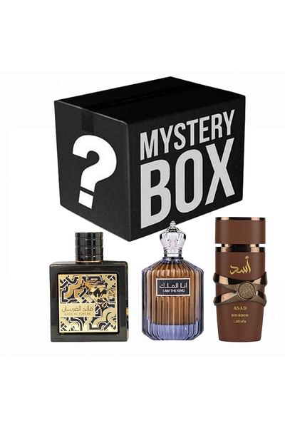 lattafa MYSTERY BOX SURPRIZA - 3 Arabian Perfumes for HIM