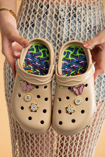 uway Massage Colorful Non-Slip Sole Accessories High-Sole Hospital Nurse Beach Sea Cros Type Slippers
