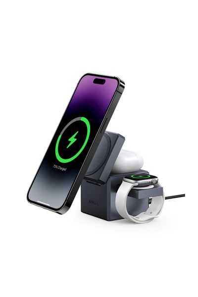 Anker 3-in-1 Cube Compatible with MagSafe - 15W Fast Charging