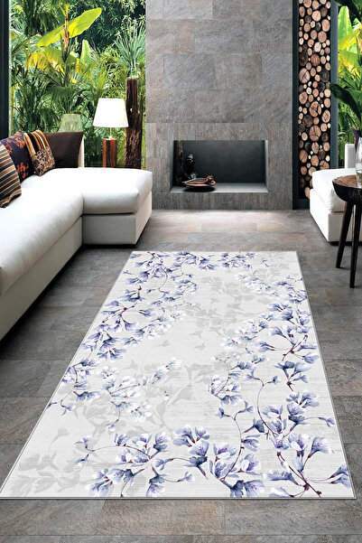 Halise Home Yıkanabilir Kaymaz Taban Baskılı Halı & Yolluk