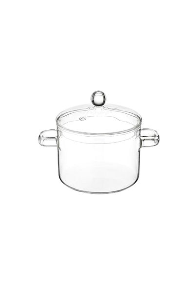 Generic ماركة غير محددة قدر و طنجرة طبخ من الزجاج المقاوم للحرارة و قابل للطبخ على النار