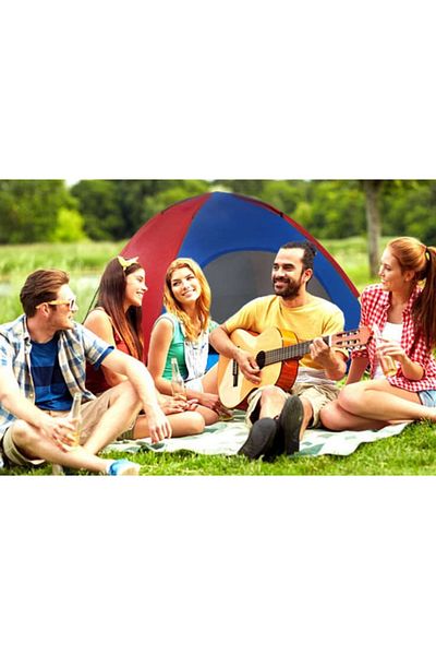 varioshop VarioShop® camping tent, suitable for 2-4 people, waterproof, insect protection,
