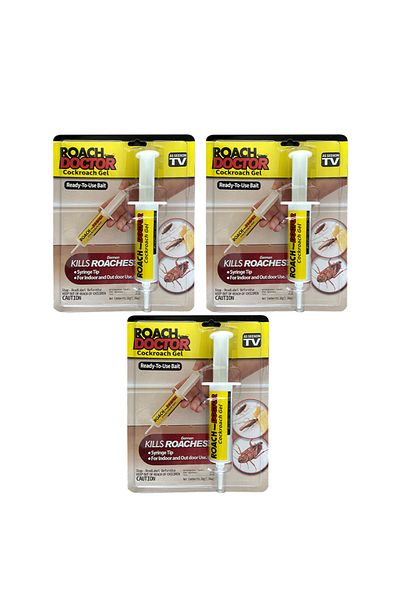 OEM ELDIN Insecticide Set Doctor Roach against cockroaches, dispenser gel 3x30g, strong and effective