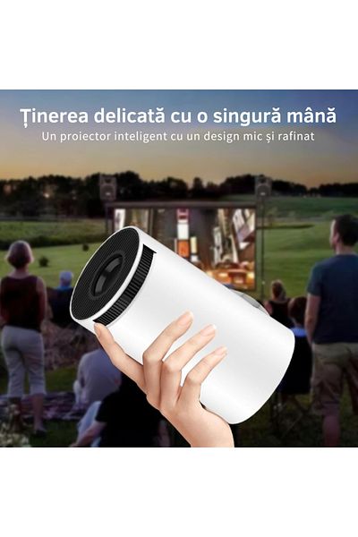 varioshop VarioShop® Smart 4K Portable Video Projector, 1200 lumens, Wi-Fi 2.4/5G/BT4.1, Bluetooth 5.0, System