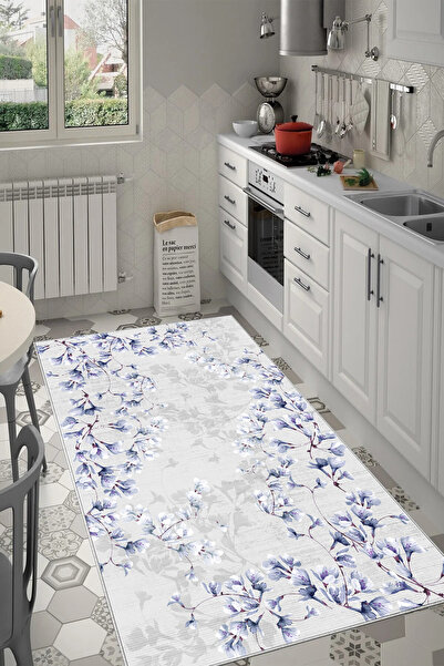 Halise Home Yıkanabilir Kaymaz Taban Baskılı Halı & Yolluk