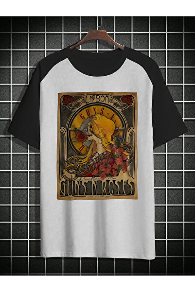 Rio Moda Tricou imprimat cu poster Rock Guns And Roses