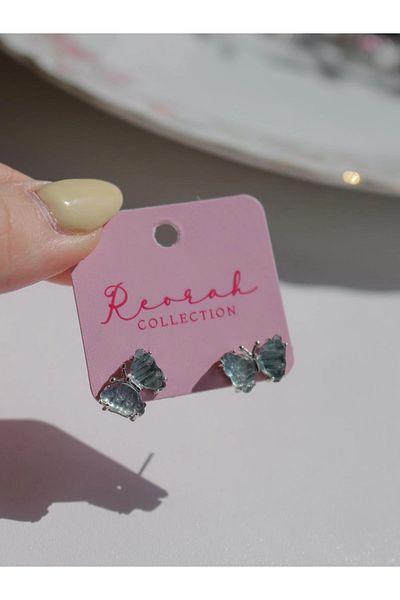 Reorah Collection Minimal Butterfly Earrings