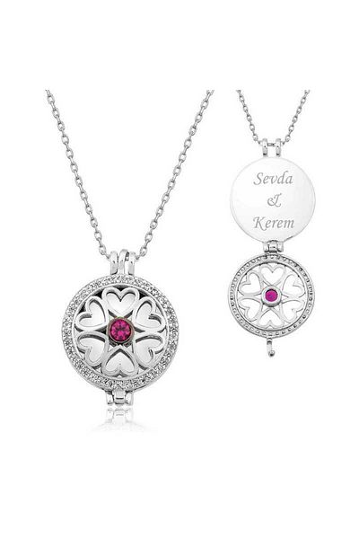 Emperium Silver Hidden Love Necklace