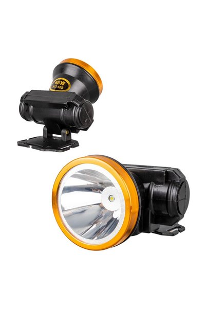 Powermaster PM-4524 POWER LEDLİ 40 WATT SU GEÇİRMEZ ŞARJLI KAFA LAMBASI FENERİ