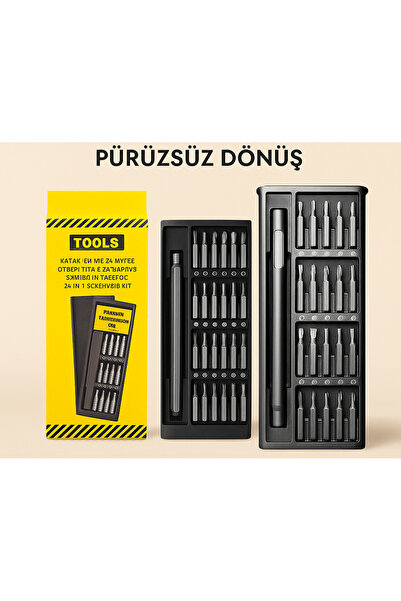 FRTTEKNIK 24'ü 1 Arada Hassas Tornavida Seti